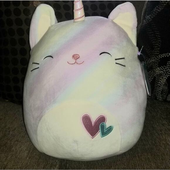 Happy Valentine, Marshmallows 12" Valentine Camilla The Caticorn Plush Toy; NWT - Picture 1 of 2